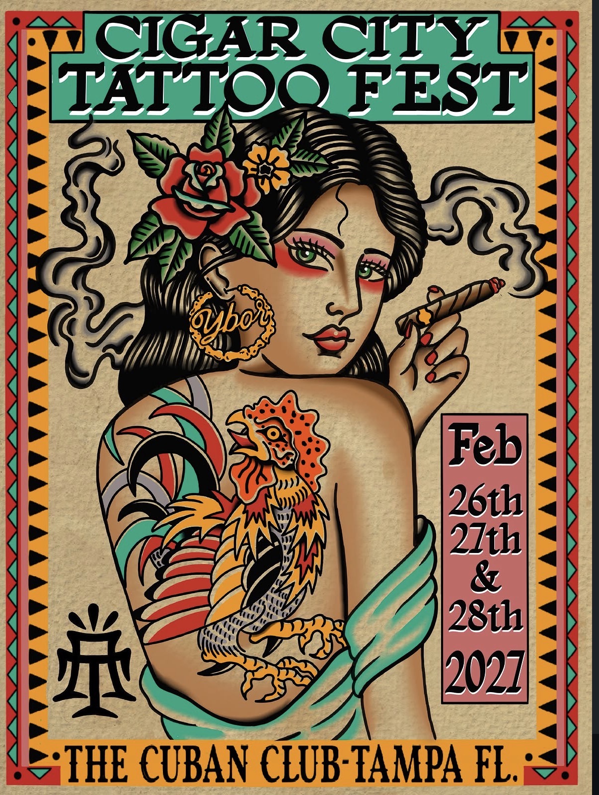 Cigar City Tattoo Fest poster